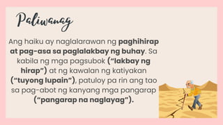 FILIPINO 8_ARALIN 1 TEKSTONG PAMPANITIKAN- TANAGA, HAIKU, AT TANKA.pdf