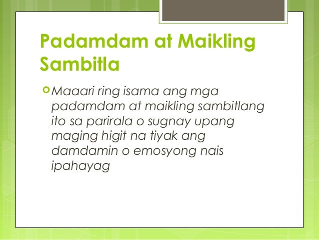 Filipino 9 Iba T Ibang Paraan Ng Pagpapahayag Ng Emosyon O Damdamin