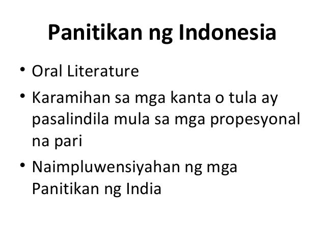 MGA PANITIKAN SA ASYA – Paolo blog