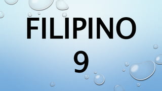 FILIPINO
9
 