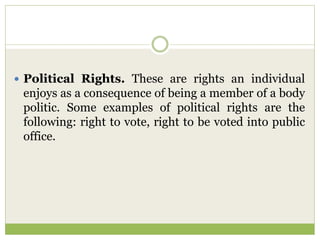Filipino Citizens and Their Rights | PPTX