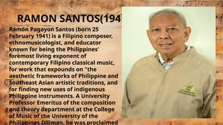 Filipino composers in the Phi Contemporaray .pptx