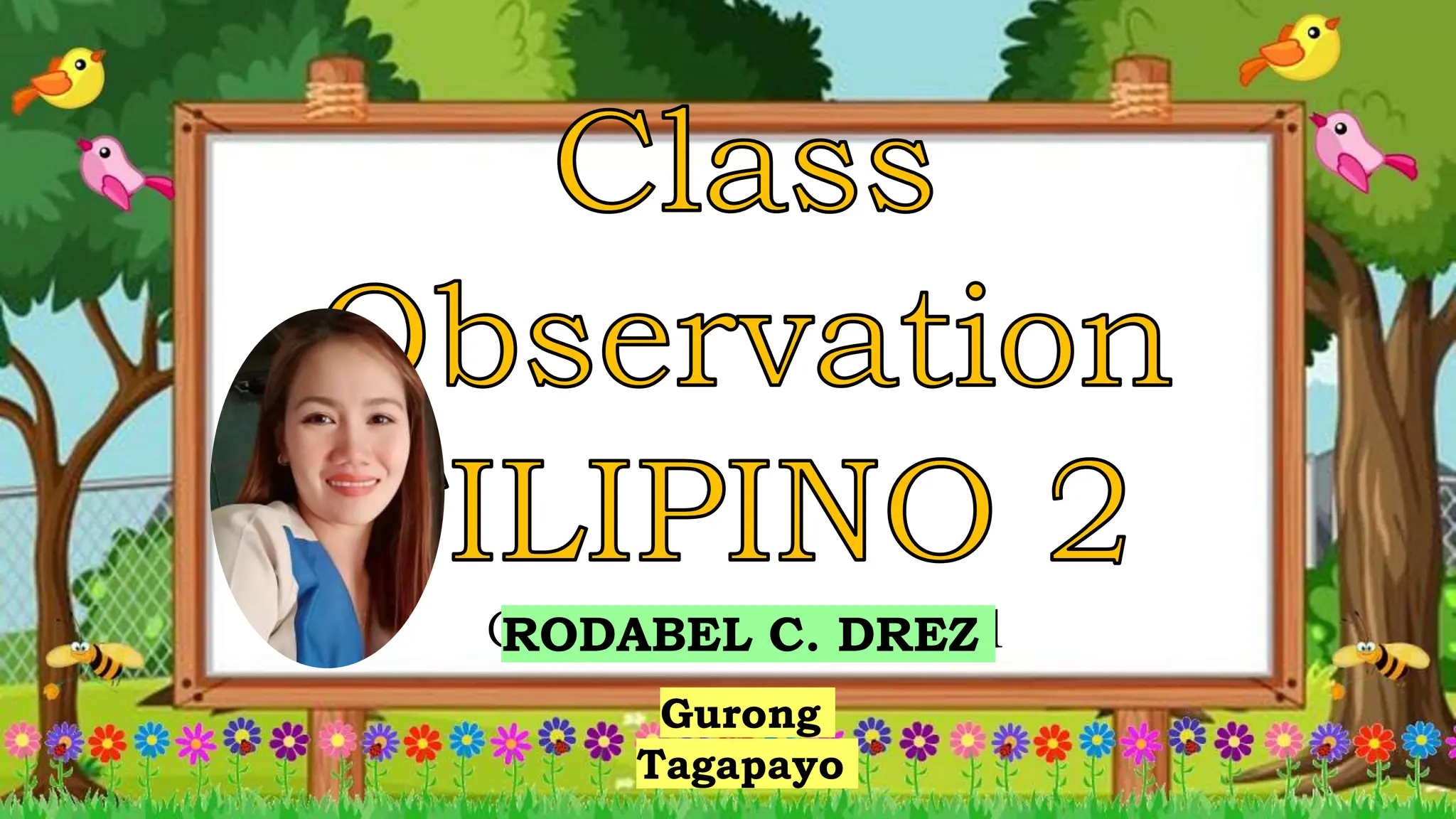 Class Observation For elementary grade 2 | PPTX