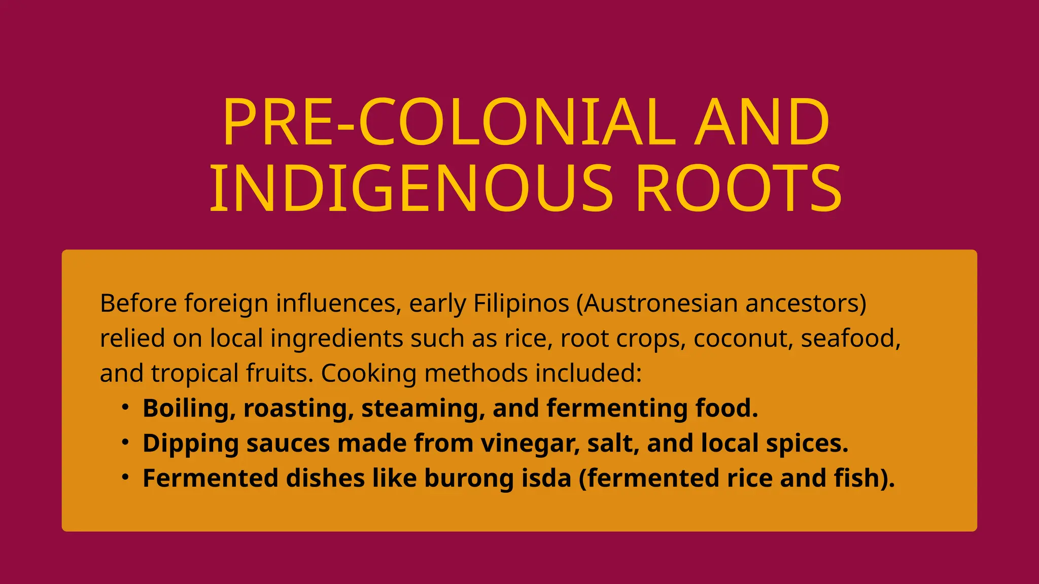 Filipino Cuisine.pptx by: Analiza E. Manipis | PPTX