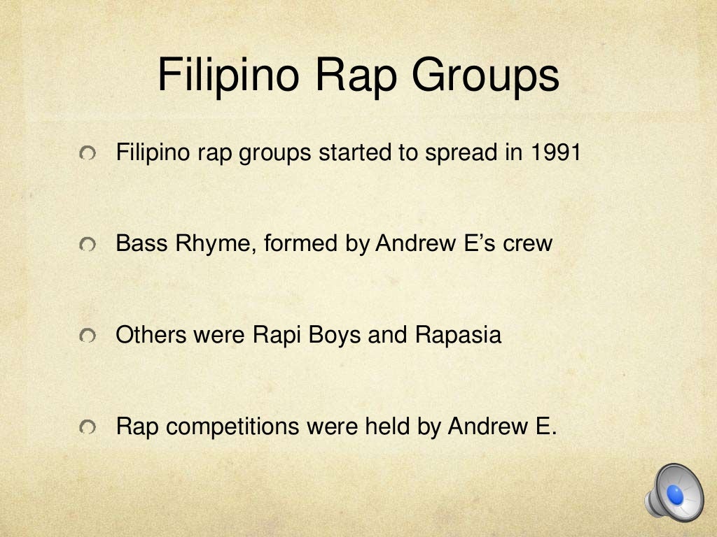 Filipino hiphop presentation