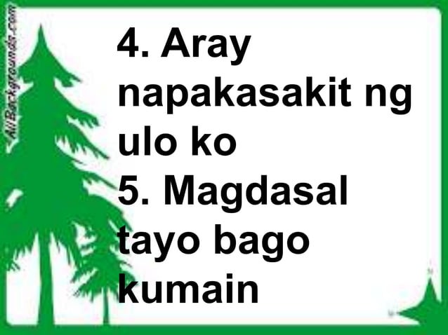 Filipino 2 pagsulat ng payak na pangungusap ppt | PPTX
