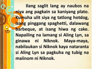 Filipino 2 pagsulat ng payak na pangungusap ppt | PPTX
