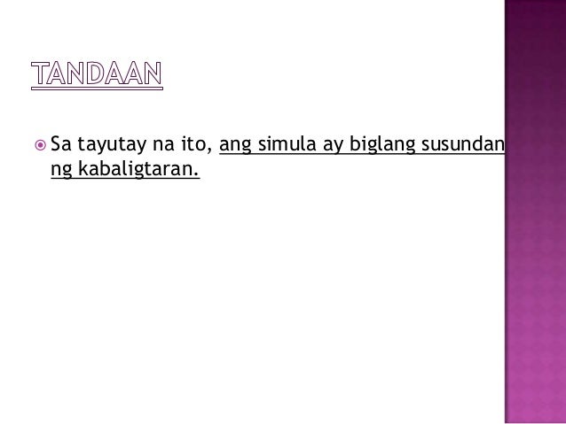 Pauyam, Pasalungat, Pangitain,
