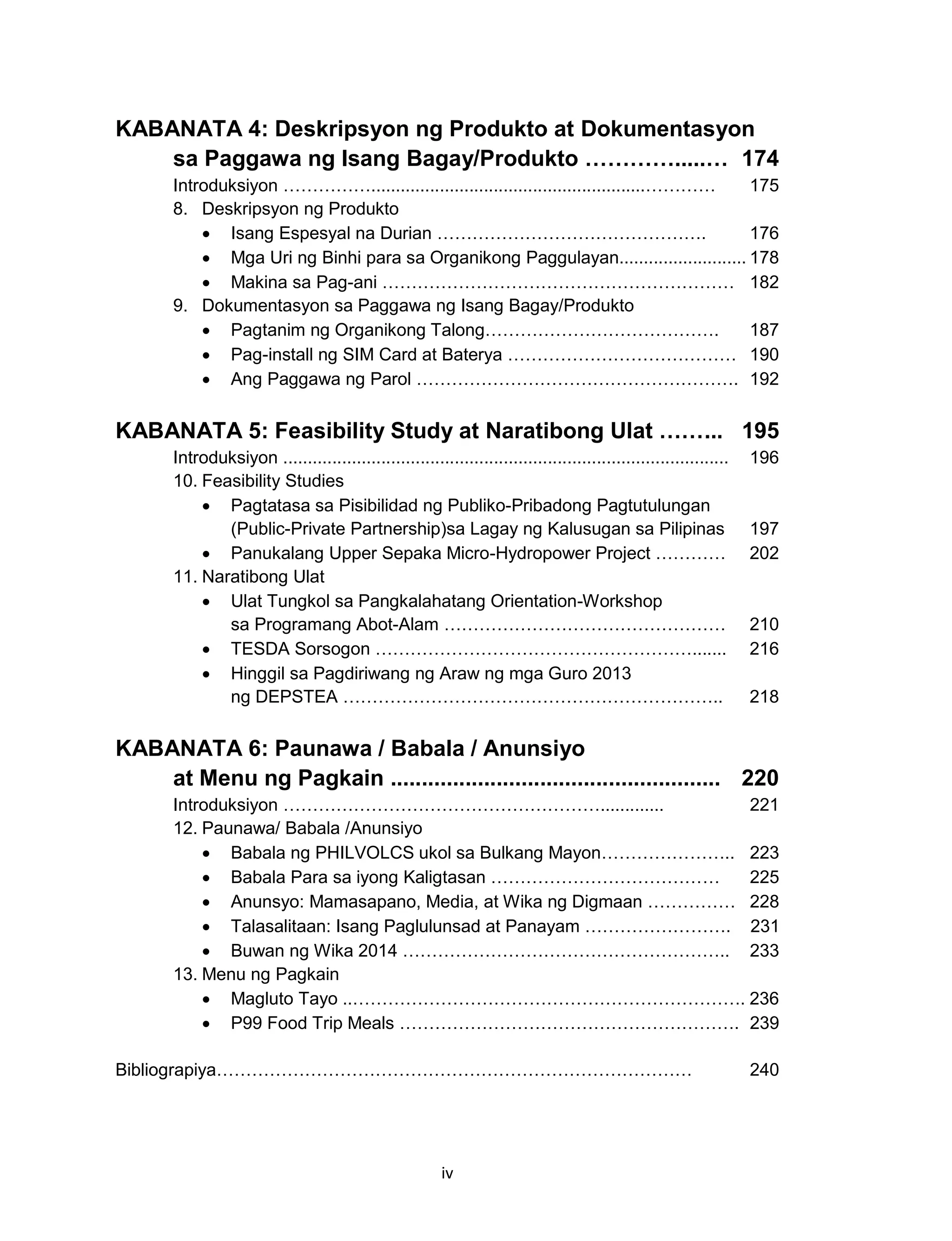 Piling La Rang Tech Voc Module Filipino sa Piling Larang Tech-Voc (Kagamitan ng Mag-aaral) | PDF