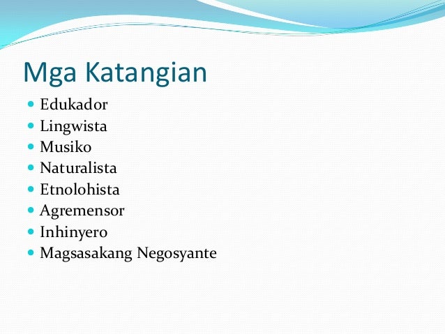 Mga Katangian Ng Isang Bayani Rizal
