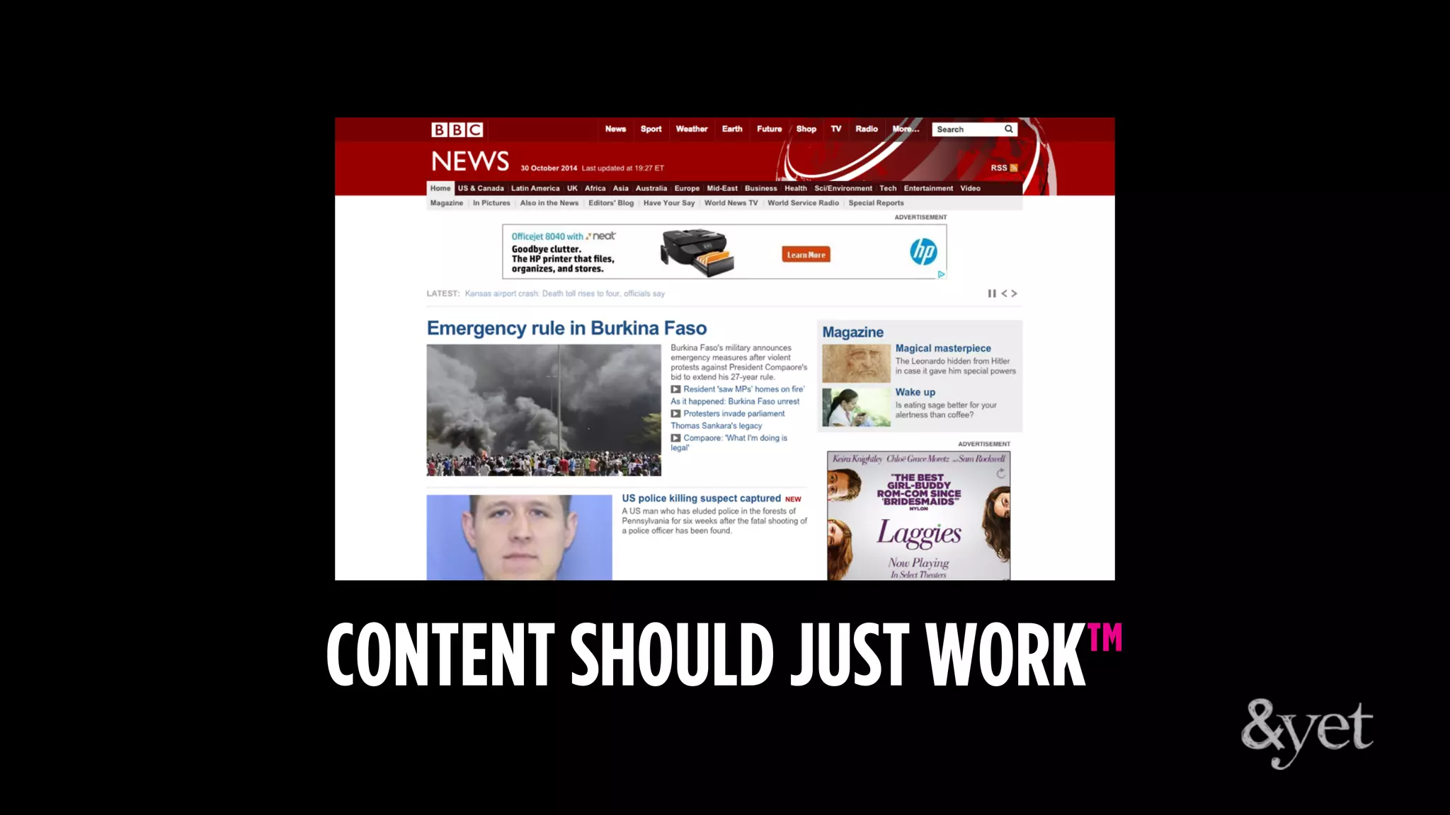 CONTENT SHOULD JUST WORK™
 