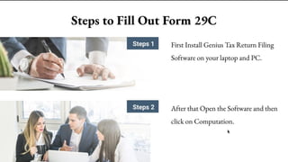 Complete Form 29C and Challan Details with Genius Software | PPT