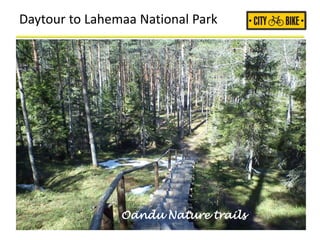 Daytour to Lahemaa National Park
Oandu Nature trails
 