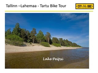 Tallinn –Lahemaa - Tartu Bike Tour
Lake Peipsi
 