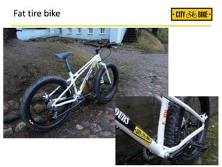 Fat tire bike
 