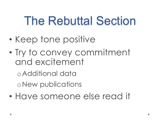 how to write a rebuttal how to write a rebuttal