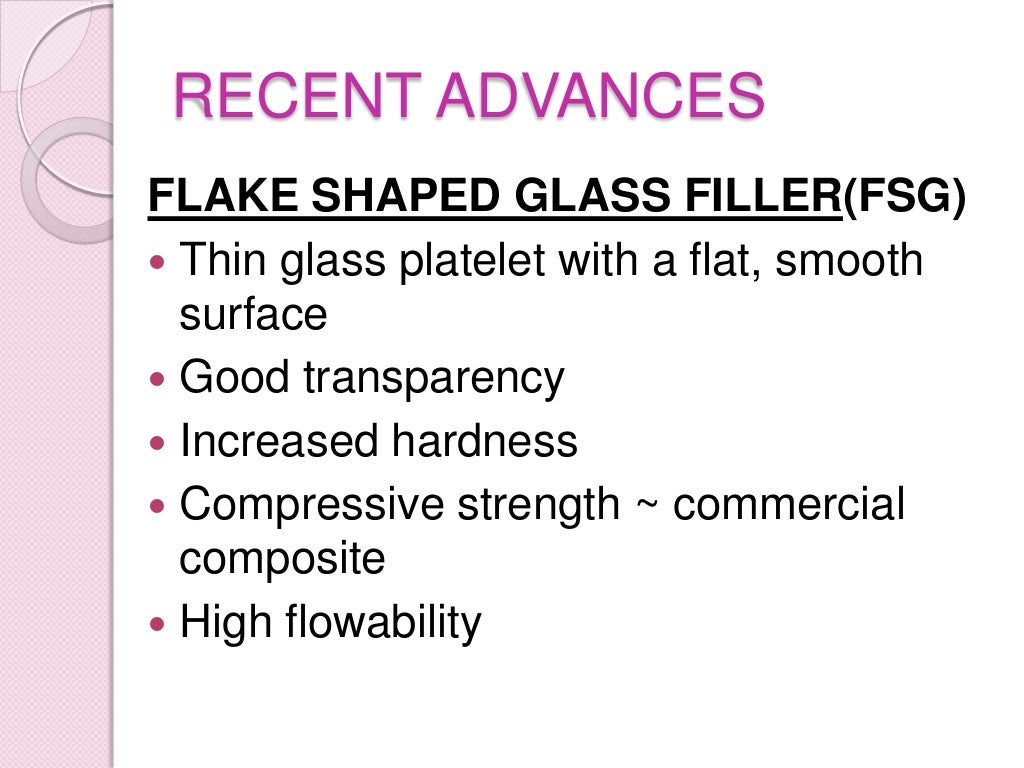 Fillers in composite resins