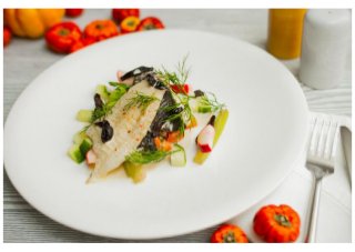 Fillet of turbot with vegetables