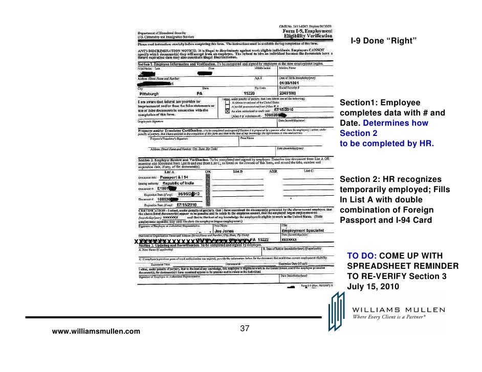 nuts and bolts of filling in the new i 9 form how to fill i9 form