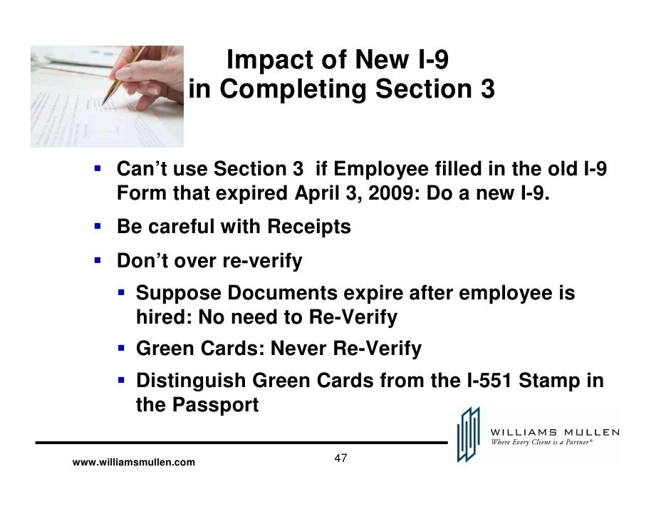 nuts and bolts of filling in the new i 9 form old i 9 form