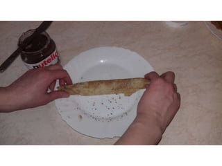 Filling a pancake - work skill
