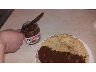 Filling a pancake - work skill