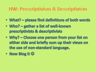 Filling in the blanks