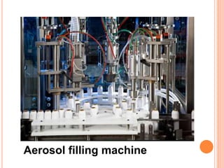 Aerosol filling machine
 
