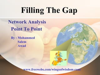Filling The Gap Network Analysis Point To Point   By : Mohammed Salem  Awad www.freewebs.com/wingsofwisdom.com/ 