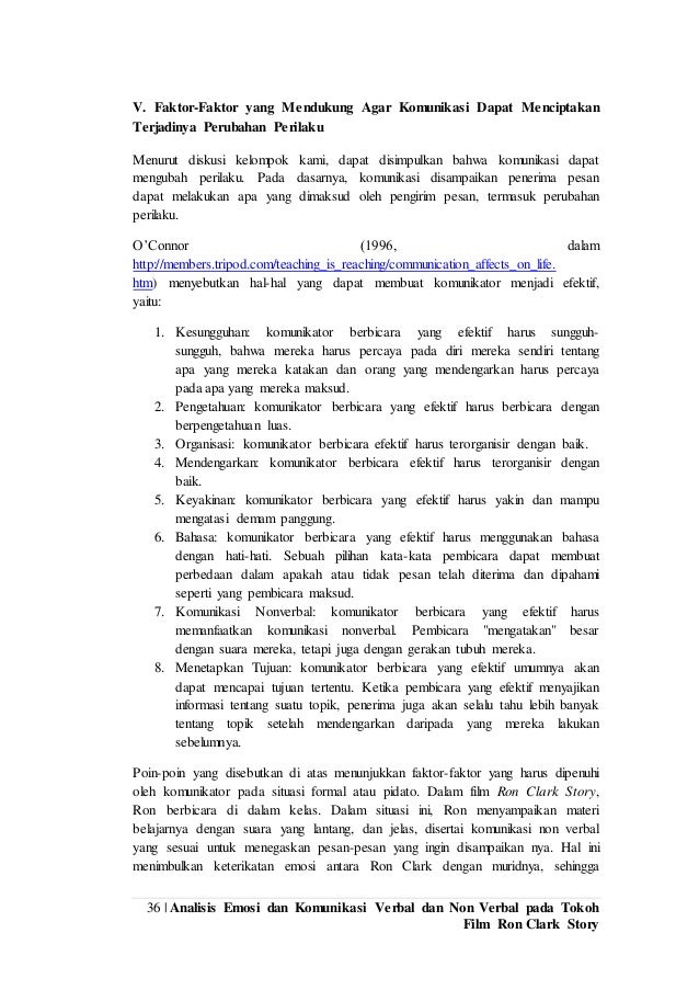 Laporan Observasi Film Ron Clark Story Psikologi Komunikasi