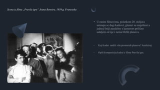 Scena iz filma „Pravila igre“ Jeana Renoira, 1939.g, Francuska
 