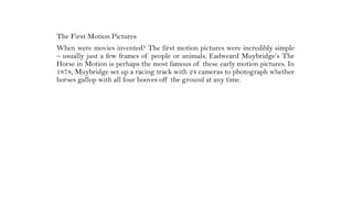 history of film by looking at the major movements that have defined ...