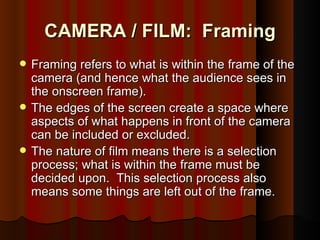 Film Analysis Prod Tech | PPT