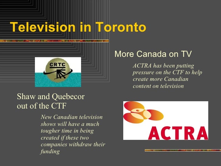 Toronto Film And Television Cluster