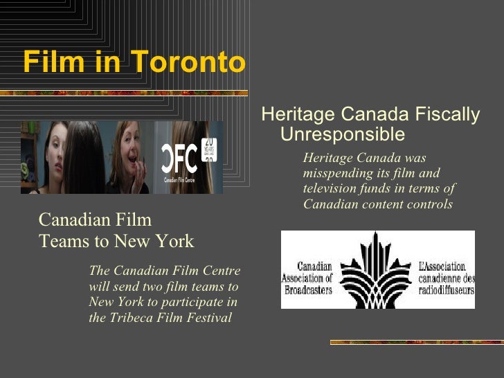 Toronto Film And Television Cluster