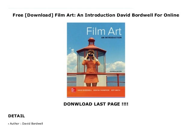 film art an introduction david bordwell film art an introduction david bordwell