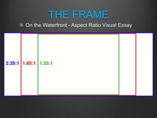 THE FRAME
On the Waterfront - Aspect Ratio Visual Essay
 