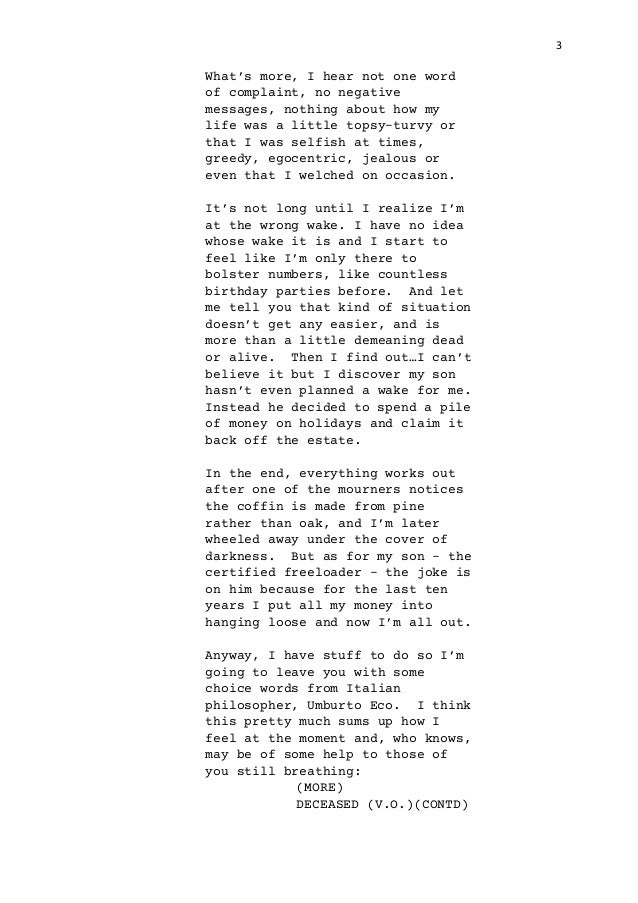 Reflections From A Pine Box