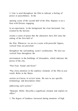 Film Analysis Worksheet” For your Film Analysis, you wil | DOCX