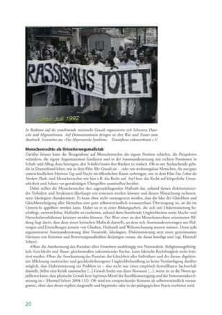 Filmbroschüre „Film ab gegen Nazis“ mit Filmempfehlungen der Amadeu-Antonio-Stiftung Slide 22