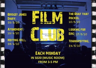 Film Club Poster