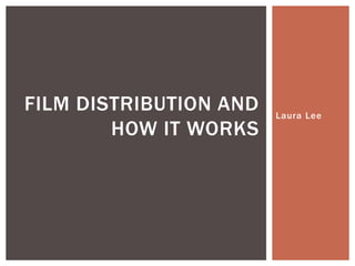 Laura Lee
FILM DISTRIBUTION AND
HOW IT WORKS
 