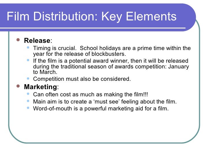 Film distribution guide