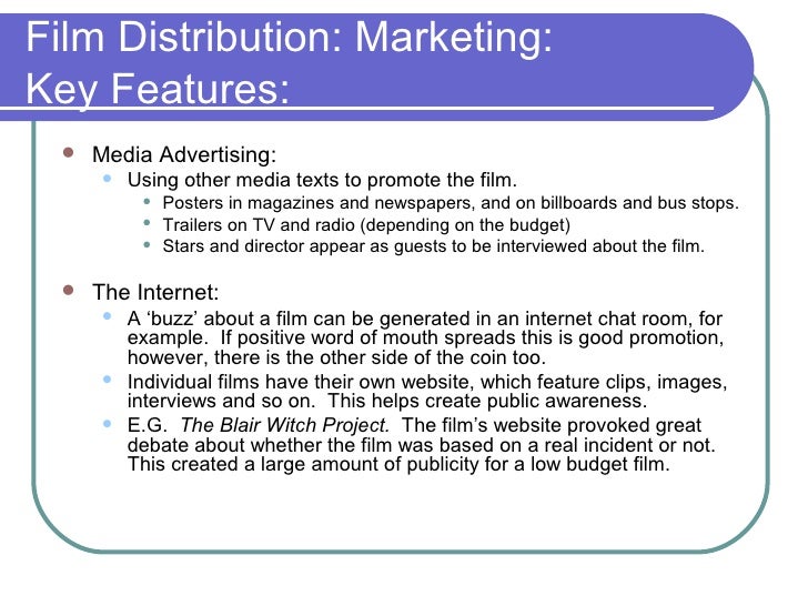 Film distribution guide