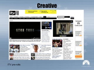Creative ITV pre-rolls 