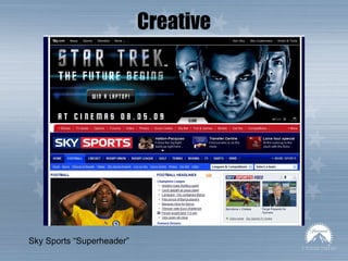 Creative Sky Sports “Superheader” 