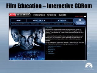 Film Education – Interactive CDRom  