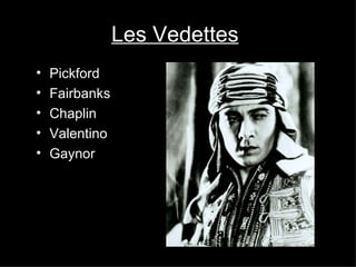Les Vedettes   Pickford Fairbanks Chaplin Valentino Gaynor  