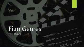 Film Genres
TYPES OF FILMS
 