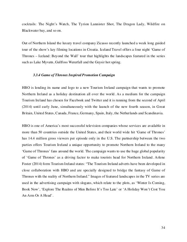 Dissertation in tourism marketing inc